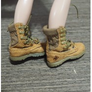 Highly detail 1/6 Scale Real Leather made Tactical Boots for both male/female figure body